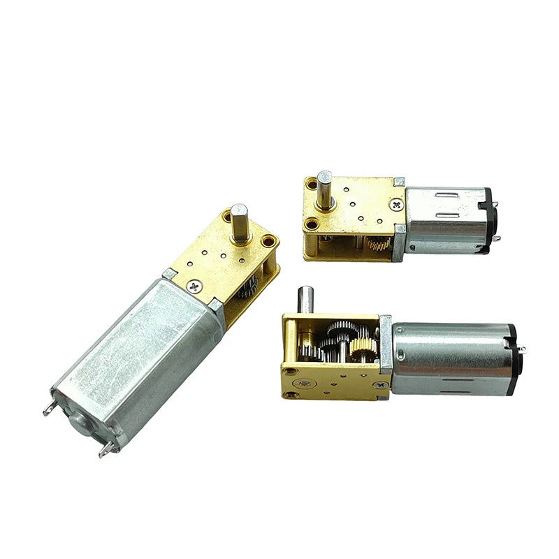 DC Gear Motor for DIY Robot Toy Slow Speed High Torque All Metal Gearbox Worm Drive 3V 6V 12V 050 N30 N20