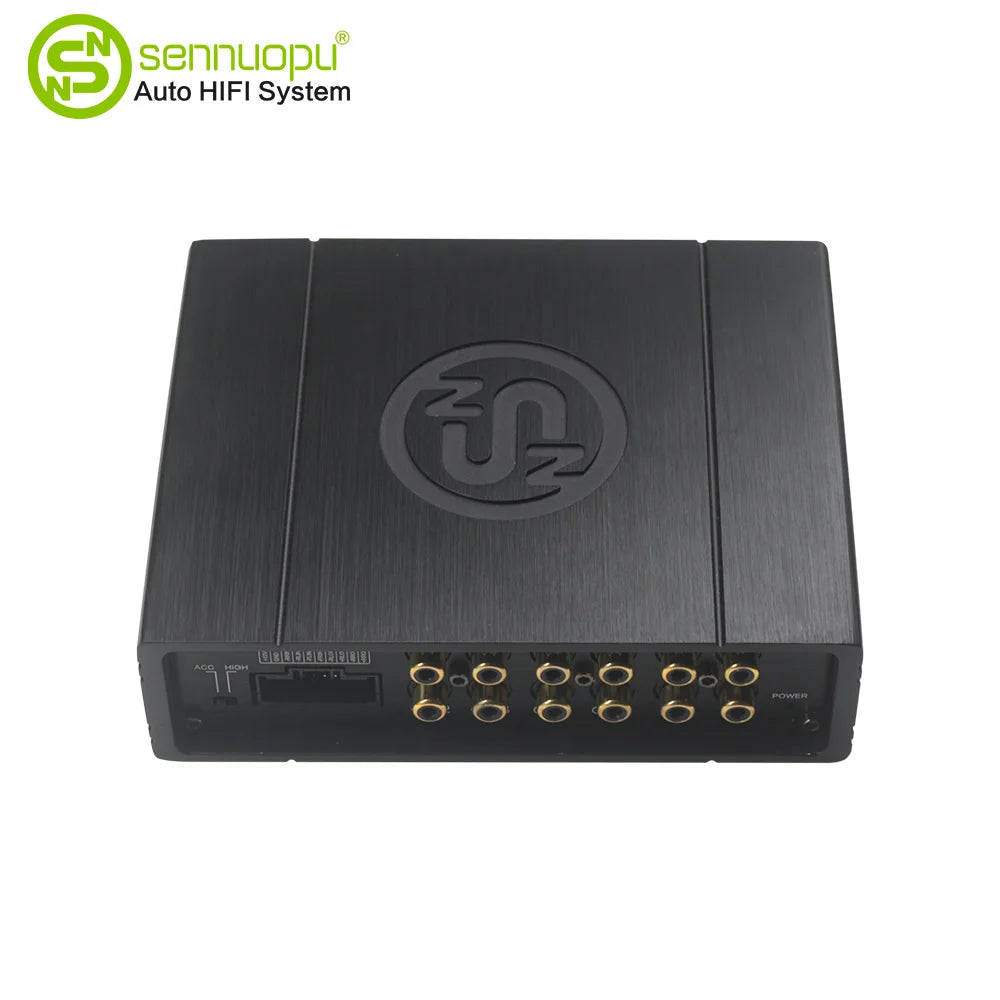 Sennuopu DS-M8 Car Audio 4 Ch Power Amplifier 8 Channel Dsp Processor Bluetooth Amp Equalizer Amplificador Automotivio Sound