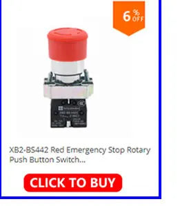 XB2-BS542 Emergency Stop Rotary Push Button Switch 1NC 2NC 1NO/1NC 2 Position Locking 22mm Mushroom Head Button
