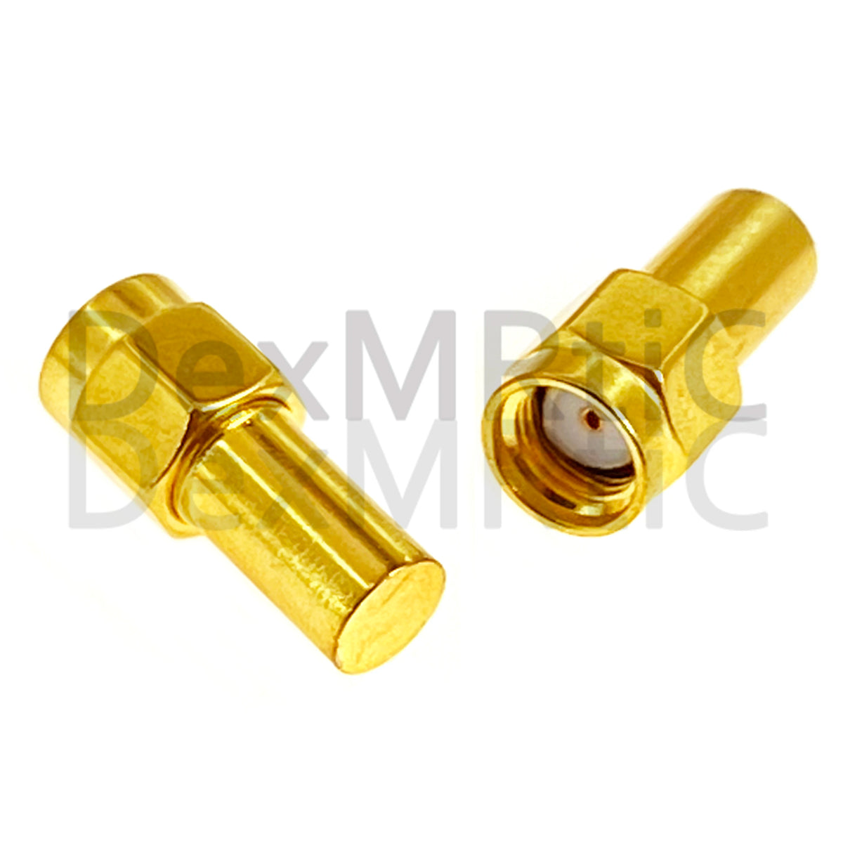 1pc  RP-SMA Male Plug  Load  RF Coax Adapter Convertor  Straight Goldplated  NEW Wholesale