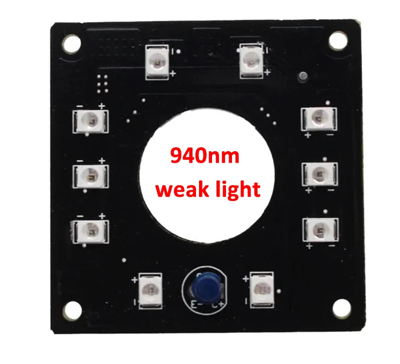ELP 850nm / 940nm Night Vision Infrared Light 5V 24pcs IR LED Board for CCTV Surveillance USB Camera