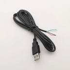 5V USB 2.0 A Female Male Power Supply Cable Connector 2Pin 4Pin Wire Charge Extension Cable Adapter Welding Line DIY 0.3m 1m 2m