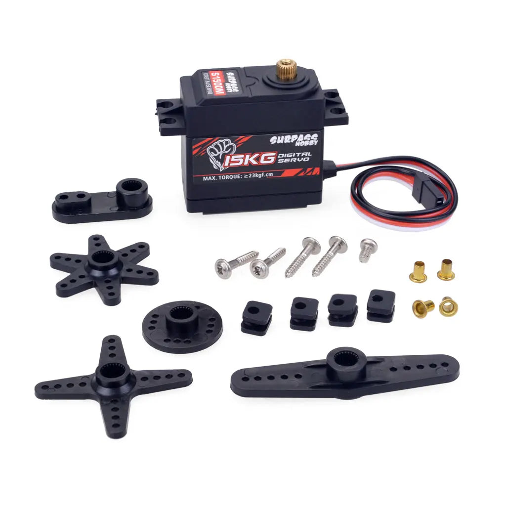 SURPASS HOBBY 9G 17G 25G 6KG 9KG 15KG 20KG Metal Gear Digital Motor RC Servo for Car Plane Robot Boat Model Wltoys Axial SCX24