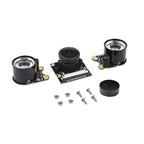 Raspberry Pi 5MP Camera OV5647 1080P Optional Wide Angle Night Vision IR-CUT Fisheye Webcam for Raspberry Pi 4 Model B 3B Plus