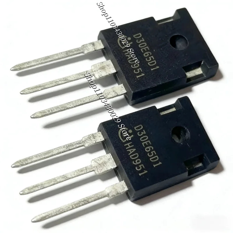10Pcs Refurbished original IDW30E65D1 D30E65D1 E30ED1 TO-247 30A 650V Fast Recovery Rectifier Diode