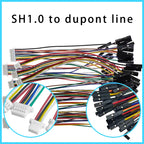 5PCS XH2.54/PH2.0/HY2.0/ZH1.5/MX1.25/SH1.0 To Dupont Line Cable 1P Female 2/3/4/5/6/P 20CM 26AWG 28AWG Jumper Wire