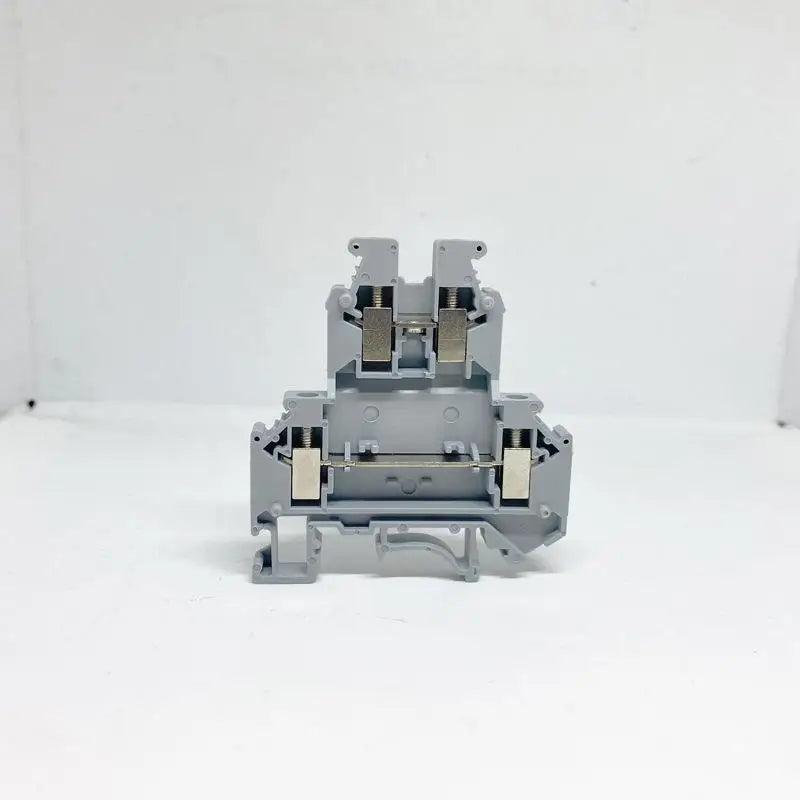 10Pcs UKK/UKKB 5 Double-Level Terminal Block 2 Layer 4 Mm² Plug Wire Electrical Screw Connector DIN Rail Termin UKK5 UKKB5