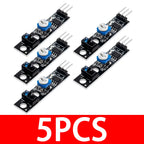 ‌TCRT5000 IR Reflective Sensor Module (3.3V-5V)  1-Channel Obstacle Avoidance & Line Tracking with Adjustable Sensor for arduino