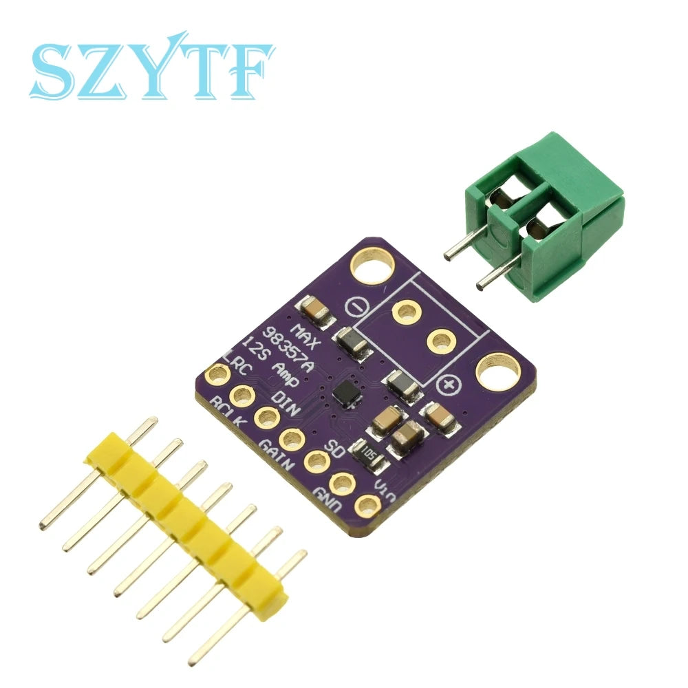 1-20pcs MAX98357A I2S Class D Audio Amplifier – 3W Digital Power Module for DIY Speakers & Smart Voice Systems