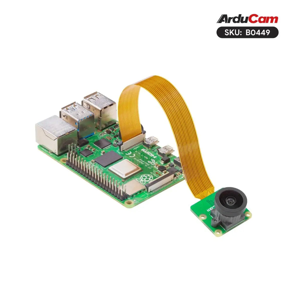 16MP IMX519 Camera Module with M12 Lens, Wide Angle Color Rolling shutter for Raspberry Pi and OpenHD