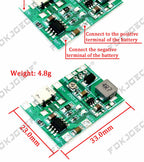 10PCS Lithium Li-ion 18650 3.7V 4.2V 9V 5V 2A Battery Charger Board Adjustable DC-DC Step Up Boost Module TP4056