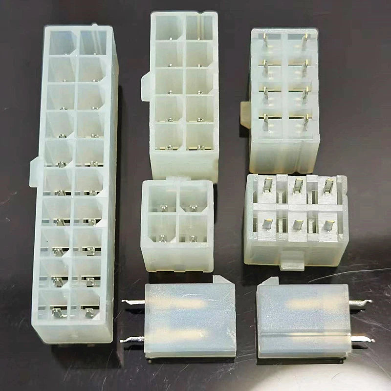 10Pcs MX4.2 5557 4.2mm Dual Row Straight 5569-2x1/2/4/6/8/10/12A 2P-24Pin Automotive ATX Connector DIP Pin Wafer