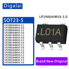 100%New origina 5PCS-10pcs LP2992AIM5X-2.5 LP2981AIM5X-5.0 LP2980 LP2985 LP2992 3.3 3.0 2.5 SOT23 LDO linear regulator chip