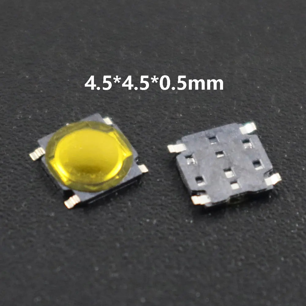 10Pcs/Lot Touch Tact Waterproof Switch Kit 4x4/5x5/4.5x4.5 SMT Micro Tactile Push Button Touch Switch 4 Pin LCD Monitor Repair ﻿