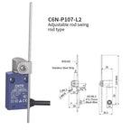 CNTD Micro Limit Switch C6N Series C6N‑101 C6N‑102 C6N‑111 C6N‑121 1NO1NC 10A 250V IP67 Waterproof For Automated Machinery