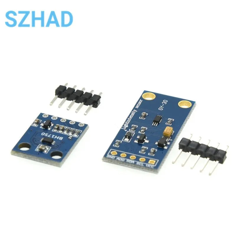 1-100PCS GY-30 GY-302 BH1750FVI  BH1750 The digital optical intensity illumination sensor BH1750FVI of module for arduino 3V-5V