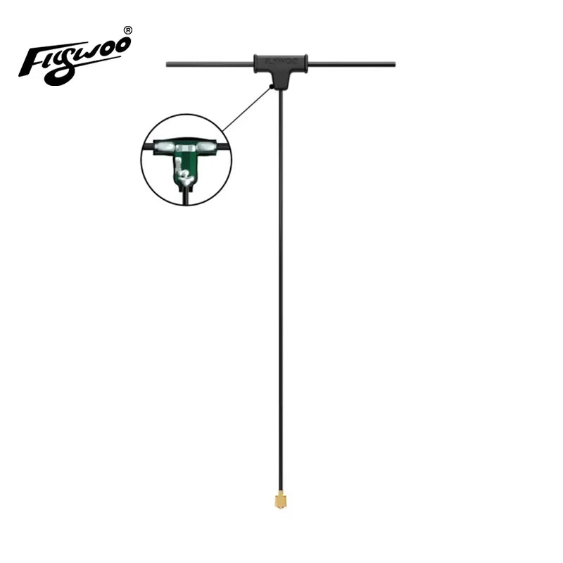 Flywoo ELRS 2.4g Minimortal PCB T Antenna UFL Minimortal T Antenna 40mm/60mm/100mm IPEX/IPX for ExpressLRS RX24T SuperD ELRS