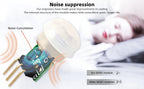 1-10pcs AM312 PIR Motion Sensor Outdoor Mini Pyroelectric Infrared PIR Human IR Sensor Module Body Manual Motion Sensor Detector