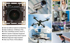 ELP 16MP Wide Angle USB Camera Module with 170degree Fisheye Lens 4K IMX298 Sensor Embedded Industrial Camera for Security