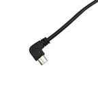 1Pcs 2 Wire 4 Wire Micro USB Power Supply Cable Elbow Head Male Plug Charging Connector DIY Repair Cable 0.3m