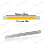 5pcs 12V COB LED Strip Light Bulb 120mm LED Chip Red Blue White Green Yellow For DIY Reading Light Staircase Kitchen Work Light