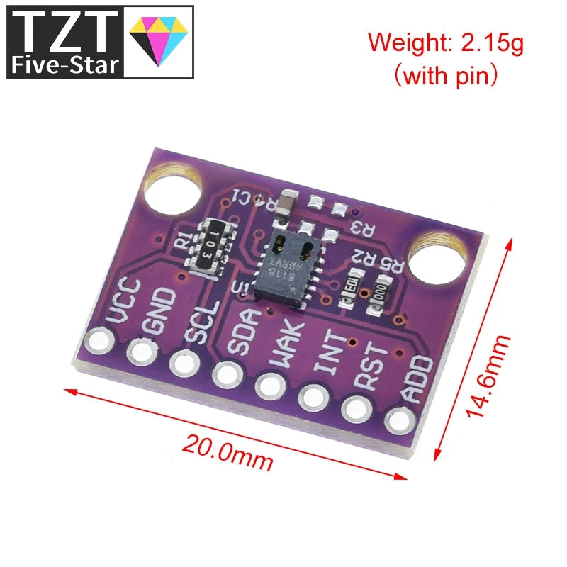 Gas Sensor Carbon Dioxide Detection Sensor Module CCS811 CO2 eCO2 TVOC Air Quality Detecting I2C Output CJMCU-811 For Arduino