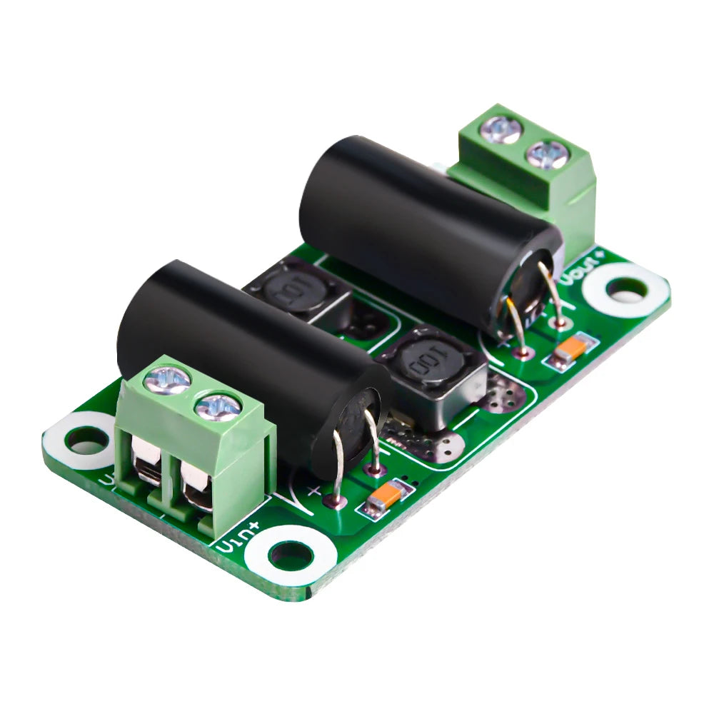 DC Power Filter Board 0-25V/0-50V 2A/3A/4A Class D Power Amplifier Module Interference Suppression Board EMI Suppression