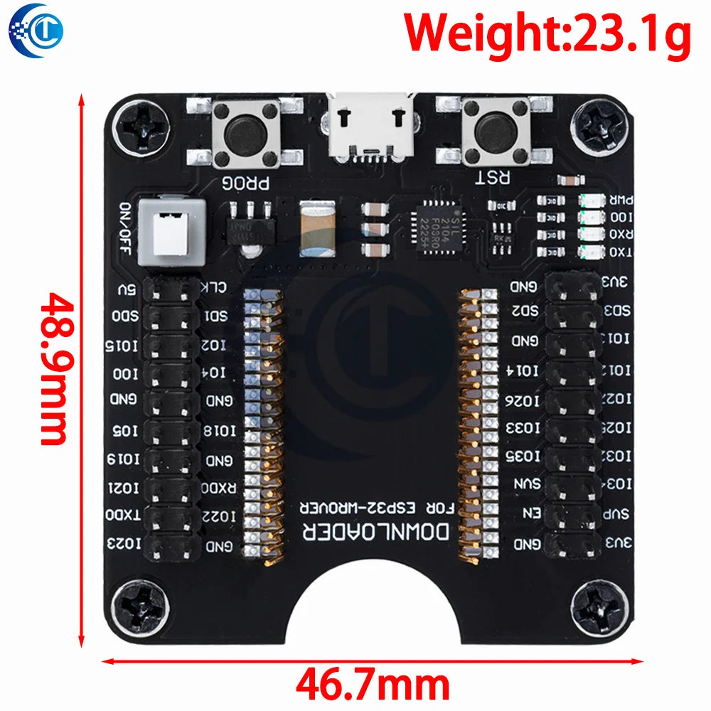 Durable ESP Development Board Programming Fixture (1PC) – Supports ESP8266/ESP32 & ESP-12F/07S/12S Modules