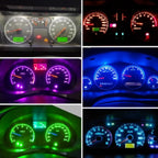 50PCS  3528 2pin White Red Yellow Green Blue Highlight 1210 Automobile Instrument Panel Meter LED Lamp Beads