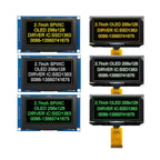 2.7 Inch 256*128 OLED Display Screen COG SPI IIC I2C interface 4PIN 7PIN 30PIN LCD Panel 256x128