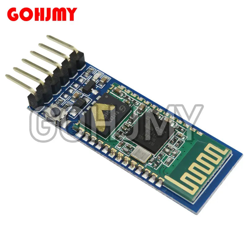 10pcs Free Shipping 10pcs/lot HC05 JY-MCU anti-reverse, integrated Bluetooth serial pass-through module, HC-05 master-slave 6pin