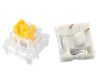 Three Pin Tactile Keyboard Switch Sturdy Plastic Key Clicker Key Replacement Parts for Mechanical Keyboard Servicing Accessories