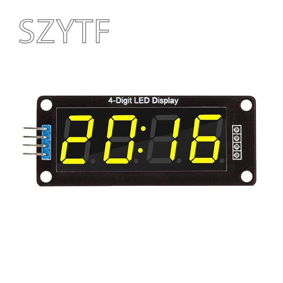 TM1637 0.56 Inch 4-Digit 6-Bit 7-Segment Digital Tube Clock Module With Double Dots For Arduino