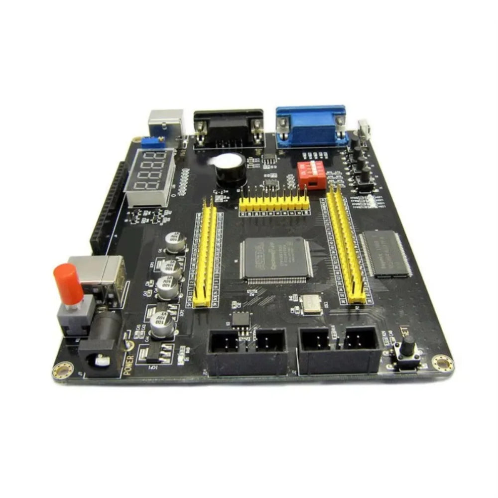VoltSFPGA Development Board CycloneIV EP4CE6 with LCD VGA OV7670 Camera & Network Interface, JTAG AS Programmer for Electronics