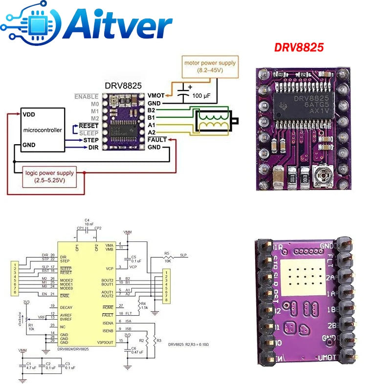 A4988 DRV8825 TMC2209 TMC2209 V20 Driver Kit with UNO R3 and CNC Shield V3 for CNC Machine and 3D Printer Optional Limit Switch