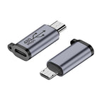 Usb Type C to Mini USB MicroUSB Adapter Micro USB to TypeC Mini USB Converter Connector Support Charge Data Sync 480Mbps 18W