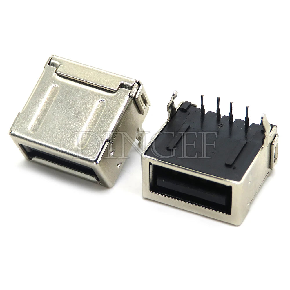 5Pcs USB Type A Standard Port Female Solder Jacks Connector PCB Socket USB-A USB-B type