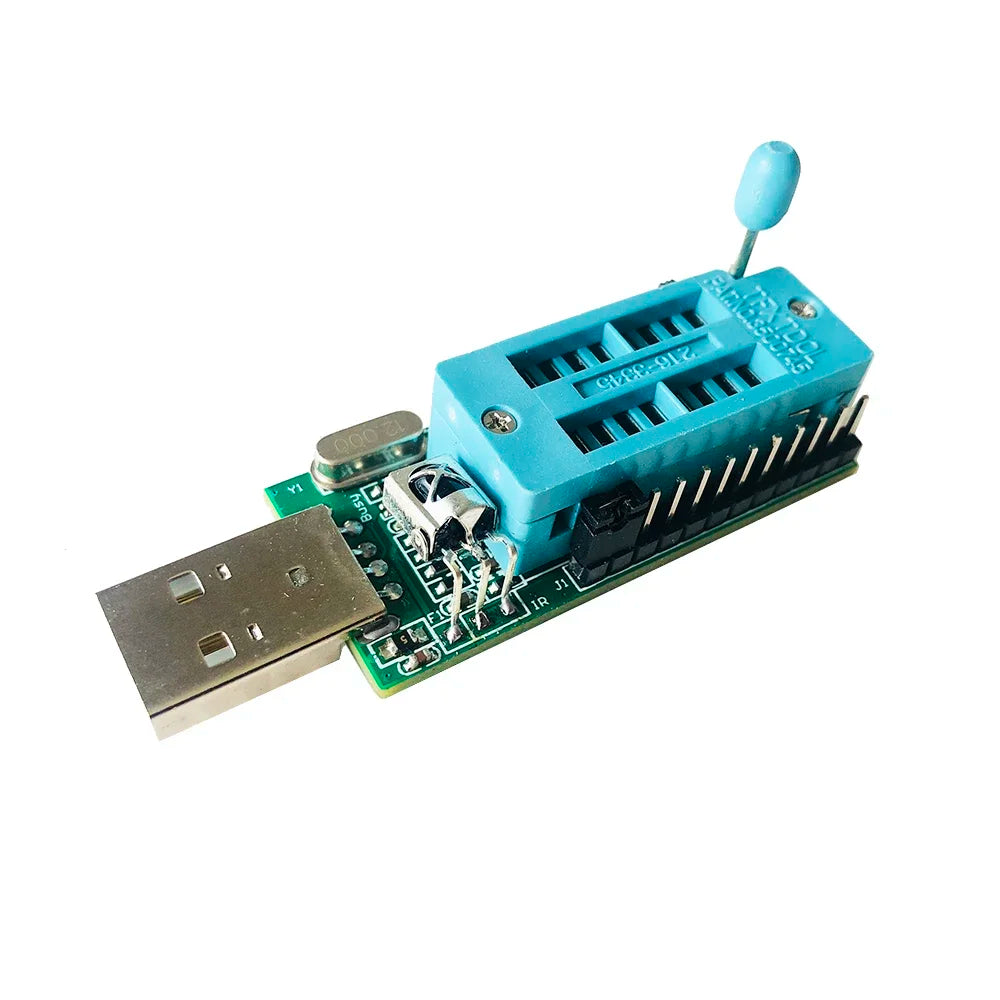 CH341A USB Programmer V1.7 with 1.8V Level Shifter for W25Q64FW W25Q128FW GD25LQ64 Flash Memory IC