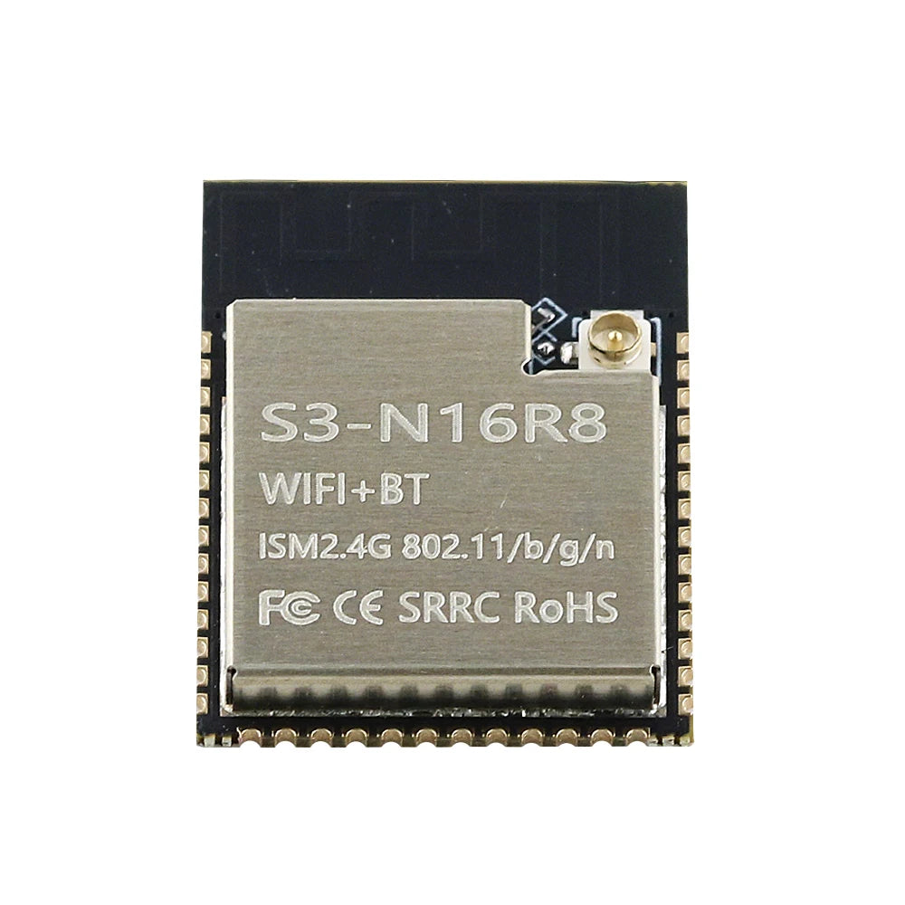 ESP32-S3 N16R8 2.4G Wifi BT Module with Dual-Core Low Power MCU Internet of Things 8MB PSRAM 16MB Flash ESP32-S3