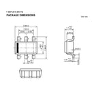 10pcs 8205A SOT-23 N-Channel 6 Pin SMD Mosfet Bipolar Junction Transistor BJT SIC Mos Fets Triode Tube Integrated Circuits