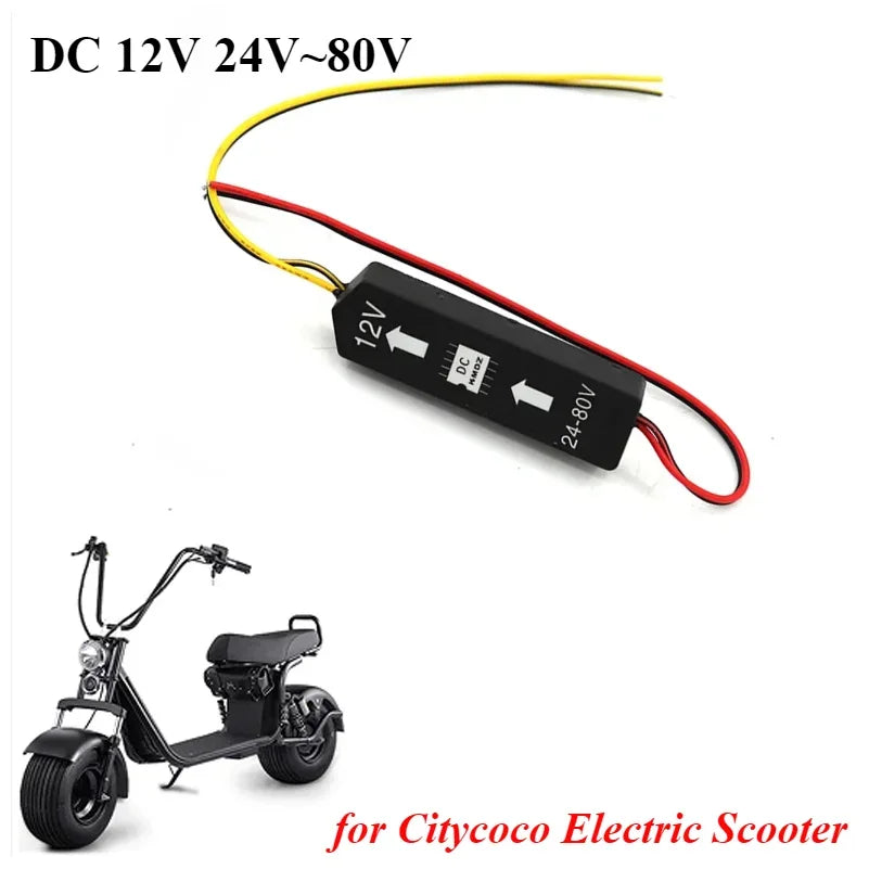Converter Transformer DC 12V 24V~80V for Citycoco Electric Scooter Modified Accessories