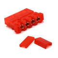 10pcs/lot Black Red Clear Crimp Molex IDE Crimped 4pin Power Connector Housing With End Cap 180 Degree and 90 Degree