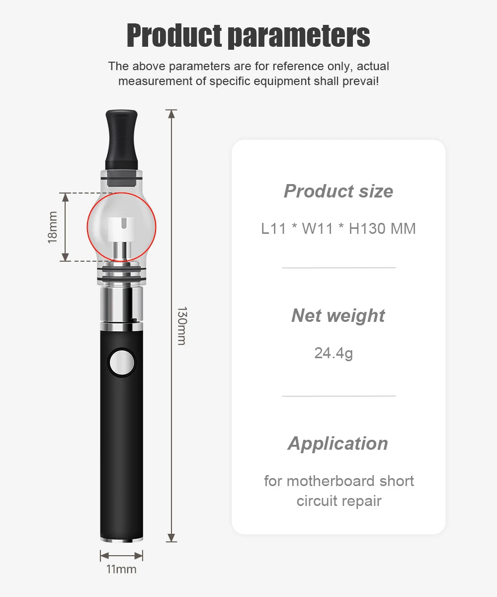 JCD Portable Rosin Atomizer Rosin Flux Pen USB Charging Welding Short Circuit Detection for Phone PCB Soldering Repair Tools