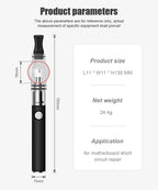 JCD Portable Rosin Atomizer Rosin Flux Pen USB Charging Welding Short Circuit Detection for Phone PCB Soldering Repair Tools