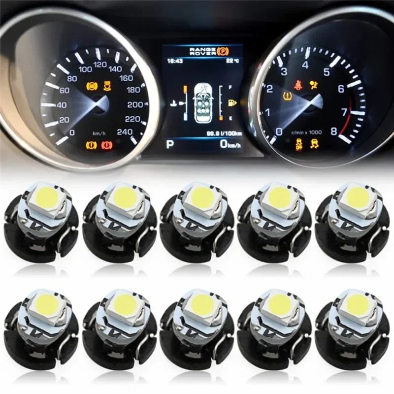 10pcs T3 T4.2 T4.7 1SMD LED low consumption high bright long life bulb NEO wedge instrument panel control light