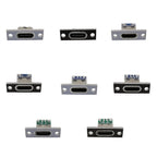 1/6/10Pcs USB Type C Female Connector with Fixing Plate 2P 4P 6 Pin DIY Repair Type-C USB Jack Socket Charging Port