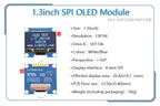 White Word OLED Series 0.91/0.96/1.3 Inch OLED Display Module IIC I2C SPI 128X64 I2C SSD1306 12864 LCD for Arduino