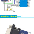 1/3/5Pcs MAX3232 RS232 to TTL Serial Port Converter Module DB9 Connector MAX232 For Arduino Javino