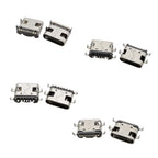 80/100Pcs Type C USB Charging Jack Welding Connectors 2Pin 6Pin 16Pin USB-C Socket For Mobile Phone PCB DIY Repair Kits