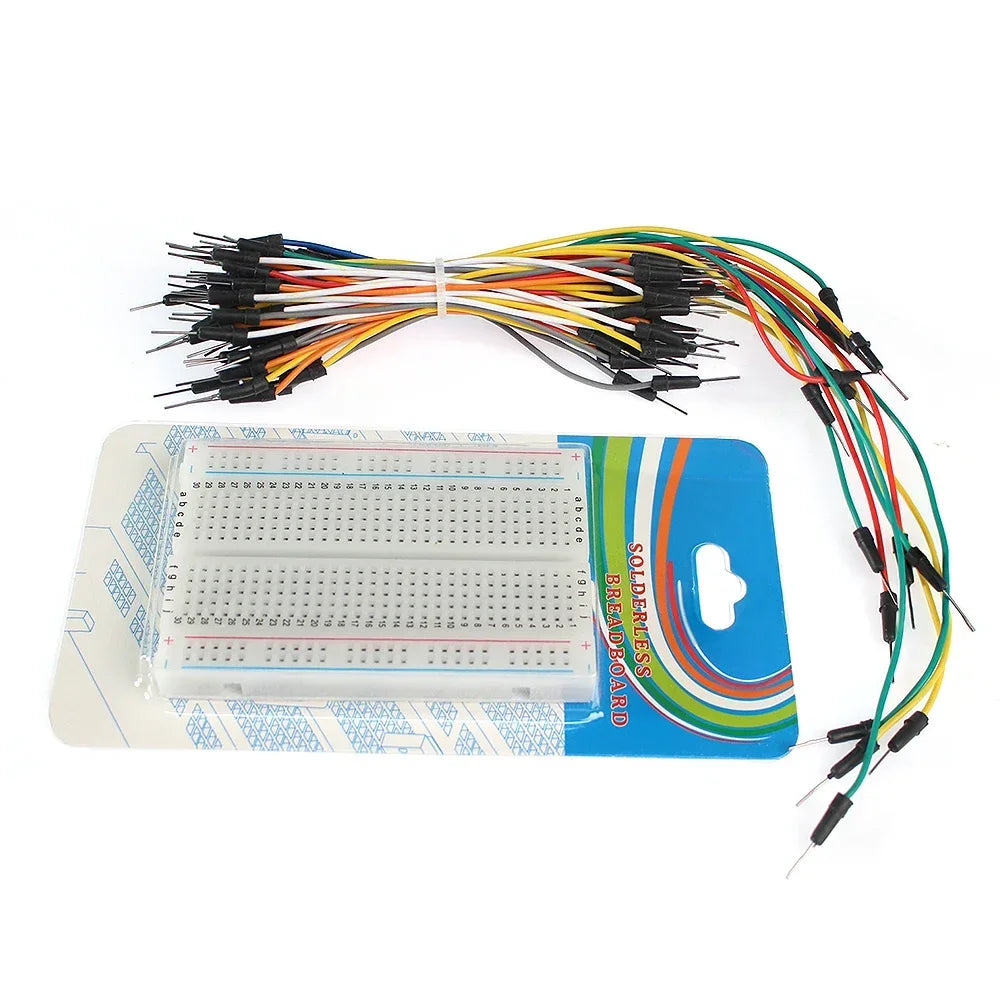 400 Tie Points Solderless Breadboard Kit PCB 140PCS/840PCS 14 Lengths Jumper Wire Dupont Line 10CM DIY Mini Test Protoboard Kit